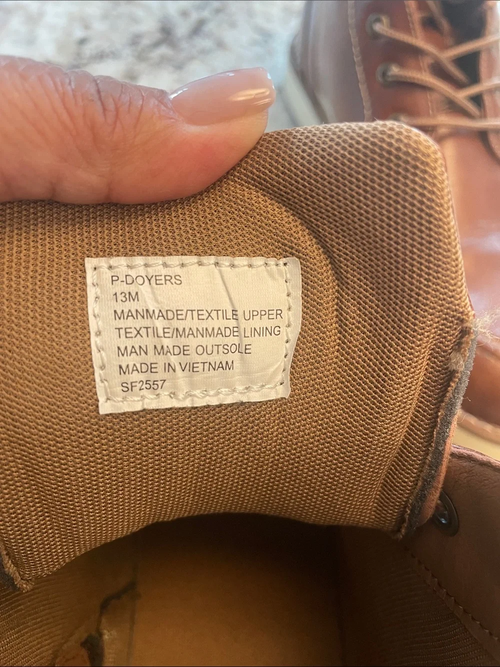 Steve Madden Brown Chukka Lace-Up Boots “P-Doyers” Size 13 M. Man-Made Materials